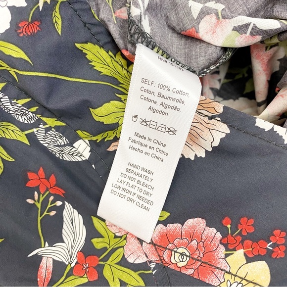 Anthropologie X Current Air Clea Wide Leg Belted Button Front Jumpsuit Floral - Picture 11 of 11